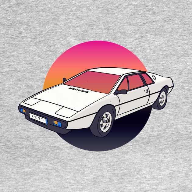 the vaporwave car of the future by sbsiceland